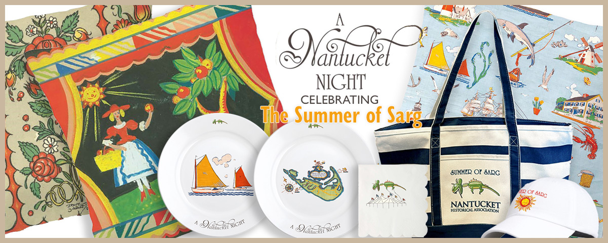 A collection of Tony Sarg inspired products, Nantucket Night.